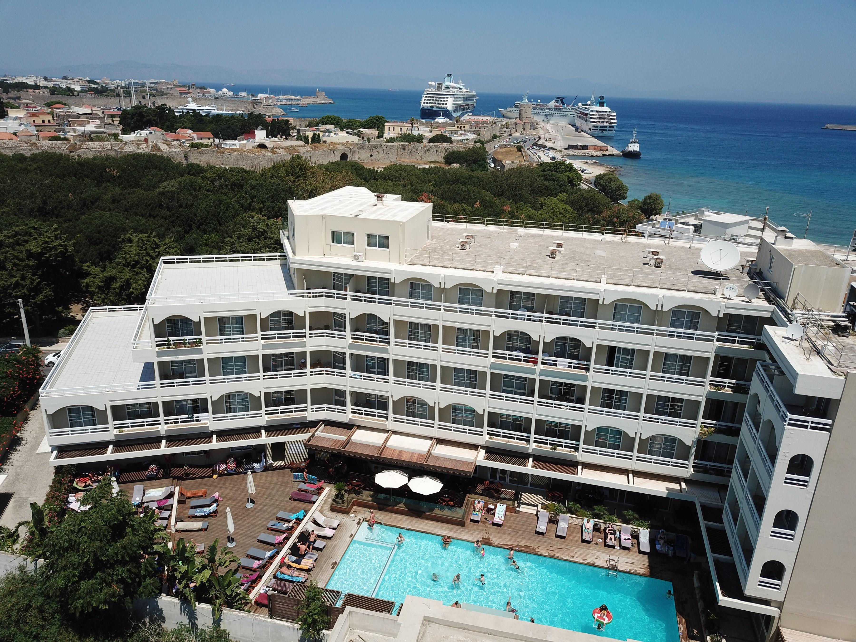 Athineon Hotel Rhodes City Dış mekan fotoğraf